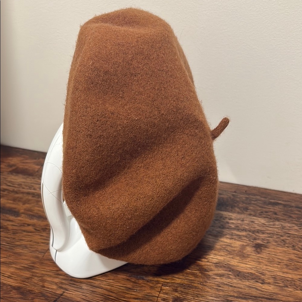 Brown Wool Beret